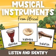 Digital Music Game - Listening and Identifying Instruments from Africa PDF Thumbnail